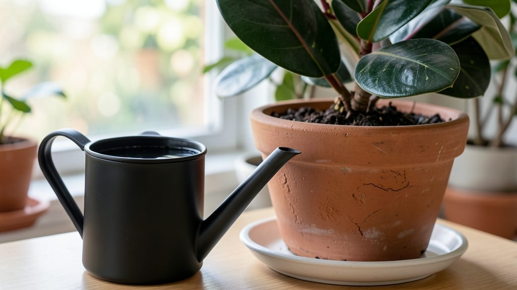 Rubber Plant Watering Schedule: When Soil Feels Dry to Touch